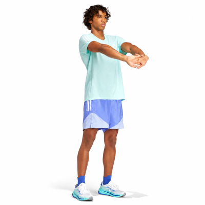 adidas Own The Run Running T-Shirt – Semi Flash Aqua